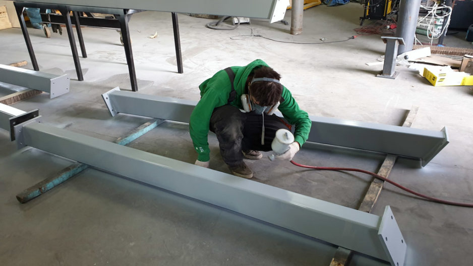 lakierowanie konstrukcji stalowej